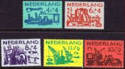 1959 Zomerzegels Deltawerken  NVPH 722 / 726 Ongestempelde Serie - Ongebruikt