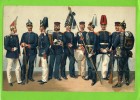 GRAVURE CHROMO ARMEE ALLEMANDE AVANT 1914 DIVERS UNIFORMES - Uniforms