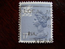GB REGIONAL " WALES "  SCARCE TOP CATALOGUE VALUE DEFINITIVE USED 17p TYPE II. - Pays De Galles
