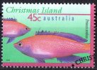 Christmas Island 1996 45c Princess Anthias Used - - Christmas Island