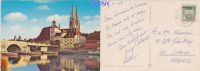 CPSM 10X15   D´ ALLEMAGNE -  REGENSBURG Donaupartie Mit Blick Zum Dom 1968 - Regensburg