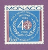 MONACO TIMBRE N° 1636 NEUF SANS CHARNIERE OMS ORGANISATION MONDIALE DE LA SANTE - Cuadernillos