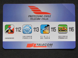 ITALIA TELECOM - 3311 C&C 218 GOLDEN - PRIVATE PUBBLICHE - PROTEZIONE CIVILE TELECOM - NUOVA - Privé - Hulde