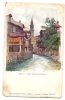 BORGO-LUGNO IL BRENTA DI BORGO-OLD POST CARD-not Traveled - Ante 1900