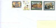 2011 Italia Nice Cover Lettre Sent To Romania Tourism Monuments Used Oblitere - Cartas & Documentos
