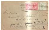 59597)lettera Inglese Con Tre Valori Da : 2x1 Penny + 1/2 Penny Con Annullo Del 10/5/1907 - Cartas & Documentos