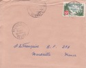 MOUSSORO ( PETIT BUREAU ) TCHAD - Colonies Francaises - Lettre - Marcophilie - Storia Postale
