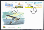 Ireland Scott #1487-1488, 1490a FDC Set Of 4 Powered Flight Centenary - FDC