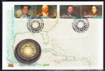 Ireland Scott #1503a, #1505a  FDC Irish Mariners - William Brown, John Barry, Robert Halpin, Richard Roberts - FDC