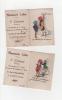 - 2 Calendriers 1928, Illustrateur Maréchaux, Publicité Pharmacie Leleu, F Colmant à Caudry 59 Nord - Petit Format : 1921-40