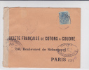 ESPAGNE - 1915 - ENVELOPPE COMMERCIALE Avec CENSURE FRANCAISE Pour PARIS - Covers & Documents