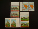 KUT 1975 O.A.U. SUMMIT CONFERENCE,KAMPALA Issue 4 Values To 3/- MNH In MARGINAL PAIRS. - Kenya, Ouganda & Tanzanie