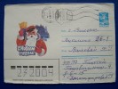 175* USSR, Postal Stationery Sent From Uzbekistan Tashkent To Lithuania  Vilnius, New Year - Usbekistan