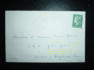 LETTRE TYPE MARIANNE DE CHEFFER 0,30 F OBL. MECANIQUE 6-1-1974 ALLEGRE (43 HAUTE-LOIRE) + INDEXATION JAUNE - 1967-1970 Marianne Van Cheffer