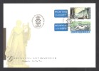 SUEDE N° 1999 & 2000 Obl. S/ Enveloppe FDC Illustrée - FDC