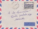 Bongor Tchad Afrique Colonie Française Lettre Par Avion Pour Marseille Marcophilie - Lettres & Documents