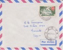 Moundou Tchad Afrique Colonie Française Lettre Par Avion Pour Marseille Marcophilie - Storia Postale