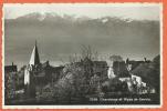 M108, Chardonne Près De Vevey Et Alpes De Savoie , 2528 , Circulée 1936 - Chardonne