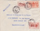 ABIDJAN R.P - COTE D´IVOIRE - 1956 - COLONIES FRANCAISES - LETTRE - MARCOPHILIE - Storia Postale