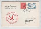 Sweden Cover First SAS DC-8 Jet Flight Stockholm - Santiago Chile 5-12-1961 - Lettres & Documents