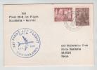 Sweden Cover First SAS DC-8 Jet Flight Stockholm - Nairobi 2-11-1961 With ROCKET In The Postmark - Lettres & Documents