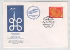 Norway Special Flight Cover Gardemoen Airport 16-6-1984 (see The Cancels On The Backside Of The Cover) - Covers & Documents