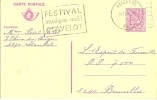 Belgique 194 F Obl. - Cartes Postales 1951-..