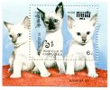 Kampuchea 1988.Juvalux 88.ms MNH**. Chats.Cats.Katten.Gatos.Felins.Cat.Chat.Kat.Katze.Gato.Animals.Animaux.Fauna. - Kampuchea