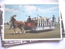 England Isle Of Man Douglas Tram With Horse - Ile De Man