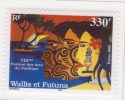 Wallis Et Futuna N °541** Neuf Sans Charniere   Arts-composition Avec Visages Tatoues - Unused Stamps