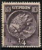 CYPRUS   Scott #  114  VF USED - Cipro (...-1960)