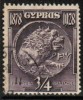 CYPRUS   Scott #  114  VF USED - Cyprus (...-1960)