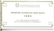 ANNO SANTO ED ANNI GIUBILARI - ANNO 1983 - FOLDER  SPECIALE OFFERTA DI FOLDERS EMESSI DALLE POSTE ITALIANE - Presentatiepakket