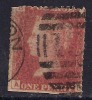 GB 1858 - 79 QV 1d PENNY RED PLATE 195? USED STAMP ( A & B ).   (J472) - Gebruikt