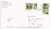 1224. Carta Aerea DETROIT (Mich) A Macau 2000 - Storia Postale