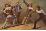 ESCRIME FECHTEN FENCING  Heidelberg 1909 Schwert Kampf Sabelmensur - Esgrima