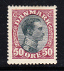 Denmark Scott #121 MH 50 King Christian X - Unused Stamps