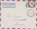 FORT ROUSSET / CONGO 1956 / AFRIQUE / COLONIES FRANCAISES / LETTRE AVION - Briefe U. Dokumente