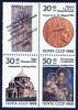 USSR Russia 1988 Armenian History Earthquake Relief Gold Coin Temple Virgin Child ART Painting Stamps MNH Mi 5911-5913 - Quadri