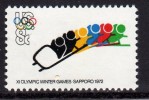 1972 USA Winter Olympic Games Stamp #1461 Bob Sled Racing Bobsledding Sport - Winter 1972: Sapporo