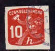 Tchécoslovaquie 1945 N°Y.T. :  JO 26 Obl. - Zeitungsmarken
