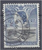 KUT 1954 Queen Elizabeth - Owen Falls Dam - 30c. Black And Blue FU - Kenya, Ouganda & Tanganyika