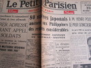 Le Petit Parisien N° 23627 Du 23/12/1941 : Appel Du Fuhrer à Ses Soldats - Pourrat, Prix Goncourt - Le Petit Parisien