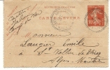 CACHET ESCRAGNOLES . 06 SUR CARTE LETTRE - Cartes-lettres