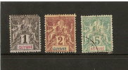 GUYANE N30/31 Neuf X Et N33 Oblitéré - Unused Stamps