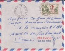 Bongor Tchad Afrique Colonie Française Lettre Par Avion Pour Marseille Marcophilie - Cartas & Documentos