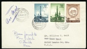 1962 Vatican Cover Sent To USA. Citta Del Vaticano 23.10.62. Posta Aerea. (G81c003) - Briefe U. Dokumente