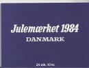 Carnet De Vignettes De Noël Du Danemark De 1984 - Plaatfouten En Curiosa