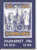 Carnet De Vignettes De Noël Du Danemark De 1986 - Abarten Und Kuriositäten