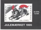 Carnet De Vignettes De Noël Du Danemark De 1995 - Abarten Und Kuriositäten